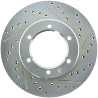 StopTech Select Sport Drilled and Slotted Brake Rotor Front Left 227.44044L