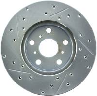 StopTech - StopTech Select Sport Drilled and Slotted Brake Rotor Front Left 227.44064L - Image 2