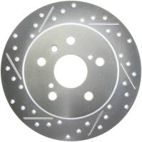 StopTech Select Sport Drilled and Slotted Brake Rotor Rear Right 227.44080R