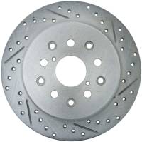 Stoptech - StopTech 01-05 Lexus IS300 / 02-10 Lexus SC430 Sport Slotted & Drilled Rear Left Brake Rotor - 227.44090L - Image 1