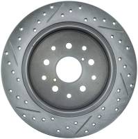 Stoptech - StopTech 01-05 Lexus IS300 / 02-10 Lexus SC430 Sport Slotted & Drilled Rear Left Brake Rotor - 227.44090L - Image 2