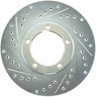 StopTech Select Sport Drilled and Slotted Brake Rotor Front Right 227.44108R