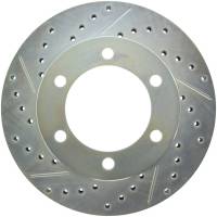 StopTech Select Sport Drilled and Slotted Brake Rotor Front Right 227.44109R