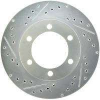 StopTech Select Sport Drilled and Slotted Brake Rotor Front Right 227.44112R