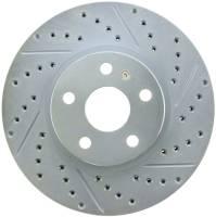 StopTech Select Sport Drilled and Slotted Brake Rotor Front Left 227.44114L