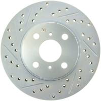 StopTech Select Sport Drilled and Slotted Brake Rotor Front Right 227.44119R