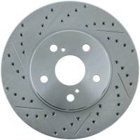 StopTech Select Sport Drilled and Slotted Brake Rotor Front Right 227.44125R