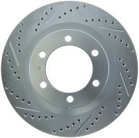 StopTech Select Sport Drilled and Slotted Brake Rotor Front Right 227.44127R