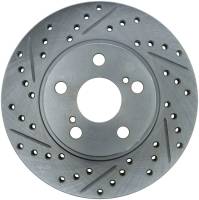 StopTech Select Sport Drilled and Slotted Brake Rotor Front Right 227.44135R