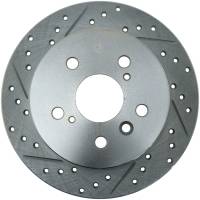 StopTech Select Sport Drilled and Slotted Brake Rotor Rear Right 227.44144R