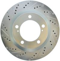 StopTech Select Sport Drilled and Slotted Brake Rotor Front Right 227.44156R