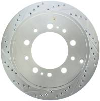 StopTech Select Sport Drilled and Slotted Brake Rotor Rear Right 227.44157R