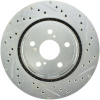 StopTech Select Sport Drilled and Slotted Brake Rotor Front Left 227.44158L