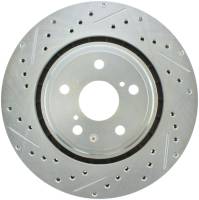 StopTech Select Sport Drilled and Slotted Brake Rotor Front Right 227.44158R