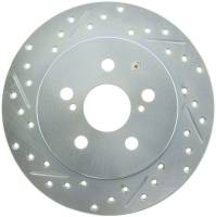 StopTech Select Sport Drilled and Slotted Brake Rotor Rear Right 227.44165R