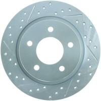 StopTech Select Sport Drilled and Slotted Brake Rotor Rear Right 227.45067R