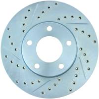 StopTech Select Sport Drilled and Slotted Brake Rotor Front Right 227.45068R