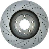 StopTech - StopTech Select Sport Drilled and Slotted Brake Rotor; Front Left - Image 2