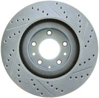 Stoptech - StopTech Select Sport Drilled and Slotted Brake Rotor; Front Right - Image 2