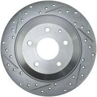 StopTech Select Sport Drilled and Slotted Brake Rotor Rear Right 227.45083R