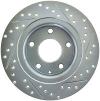 Stoptech - StopTech Select Sport Drilled and Slotted Brake Rotor; Rear Right - Image 2