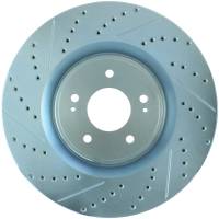 StopTech Select Sport Drilled and Slotted Brake Rotor Front Right 227.46076R