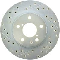 StopTech Select Sport Drilled and Slotted Brake Rotor Front Right 227.47010R