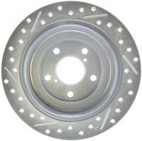 Stoptech - StopTech Select Sport 98-08 Subaru Forester Slotted and Drilled Left Rear Rotor - 227.47011L - Image 2