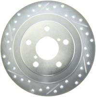 StopTech Select Sport Drilled and Slotted Brake Rotor Rear Right 227.47011R