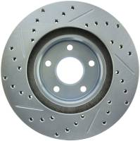 StopTech - StopTech Select Sport Drilled and Slotted Brake Rotor Front Left 227.47012L - Image 2