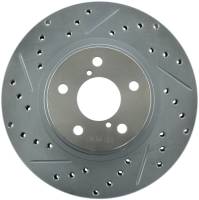 StopTech Select Sport Drilled and Slotted Brake Rotor Front Right 227.47012R