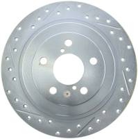 StopTech Select Sport Drilled and Slotted Brake Rotor Rear Right 227.47017R