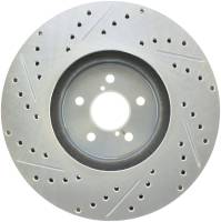 Stoptech - StopTech 05-14 Subaru Legacy Select Sport Drilled & Slotted Rotor - Left - 227.47024L - Image 2