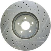 Stoptech - StopTech 05-14 Subaru Legacy Select Sport Drilled & Slotted Rotor - Right - 227.47024R - Image 2