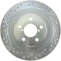 StopTech Select Sport Drilled and Slotted Brake Rotor Rear Right 227.47025R