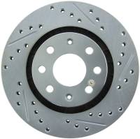 StopTech Select Sport Drilled and Slotted Brake Rotor Front Left 227.49008L