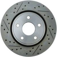 StopTech Select Sport Drilled and Slotted Brake Rotor Front Right 227.58001R