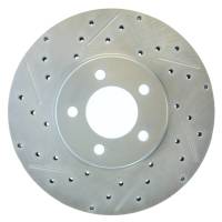 StopTech Select Sport Drilled and Slotted Brake Rotor Front Right 227.61049R