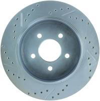 StopTech - StopTech Select Sport Drilled and Slotted Brake Rotor Rear Left 227.61073L - Image 2