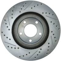 StopTech - StopTech Select Sport Drilled and Slotted Brake Rotor; Front Left - Image 2