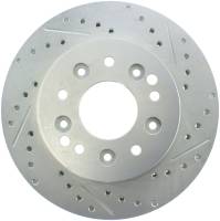 StopTech Select Sport Drilled and Slotted Brake Rotor Front and Rear Left 227.62007L