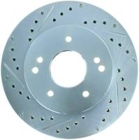 StopTech - StopTech Select Sport Drilled and Slotted Brake Rotor Front and Rear Right 227.62007R - Image 1