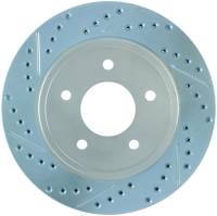 StopTech Select Sport Drilled and Slotted Brake Rotor Front Right 227.62054R