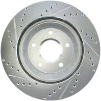 StopTech - StopTech Select Sport Drilled and Slotted Brake Rotor Front Left 227.62059L - Image 2