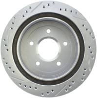 StopTech - StopTech Select Sport Drilled and Slotted Brake Rotor Rear Left 227.62061L - Image 2