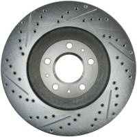 StopTech - StopTech Select Sport Drilled and Slotted Brake Rotor; Front Left - Image 2