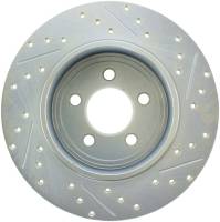 Stoptech - StopTech Select Sport 06-15 Dodge Charger/ 05-15 Chrysler 300 Slotted/Drilled Right Rear Brake Rotor - 227.63060R - Image 2