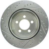 StopTech - StopTech Select Sport Drilled and Slotted Brake Rotor Rear Left 227.63062L - Image 2