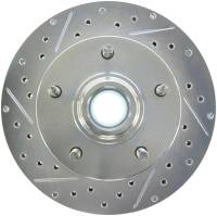 StopTech Select Sport Drilled and Slotted Brake Rotor Front Right 227.65001R