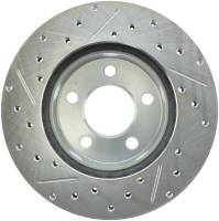 StopTech - StopTech Select Sport Drilled and Slotted Brake Rotor Front Left 227.65054L - Image 2